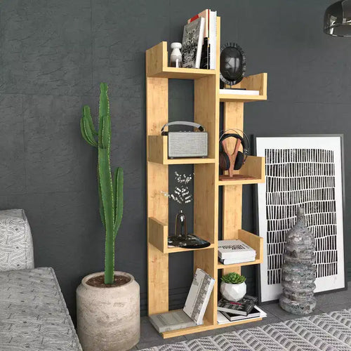 Decorotika,Luisa Bookshelf - Sapphire Oak