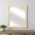 HomeRoots 20 Natural Solid Wood Accent Mirror