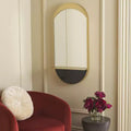 Wessley Mirror - 18.25 x 36 - MRR8010 - Gold - Safavieh